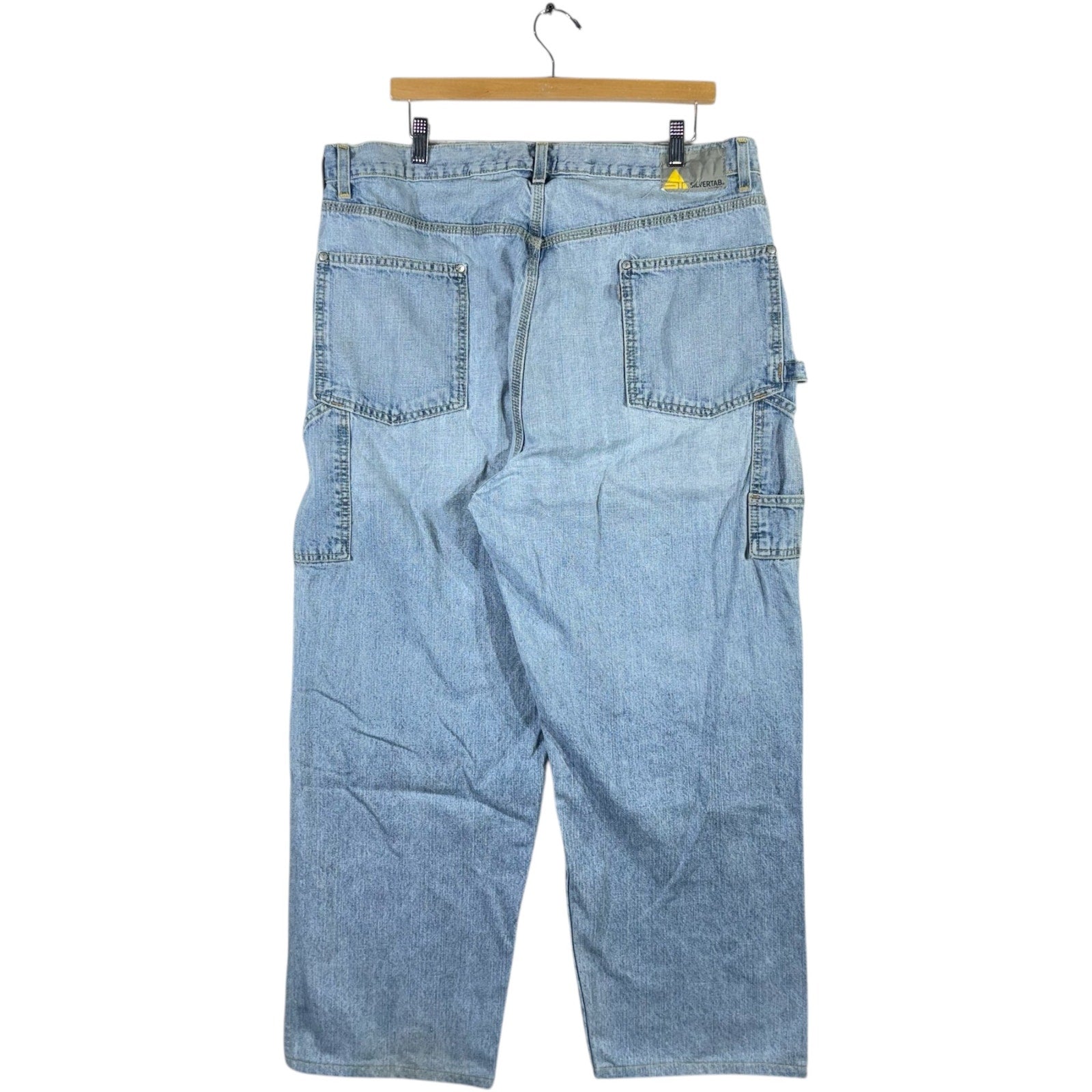 Vintage Levi's Silvertab Wide Leg Denim Jeans 38 x 28
