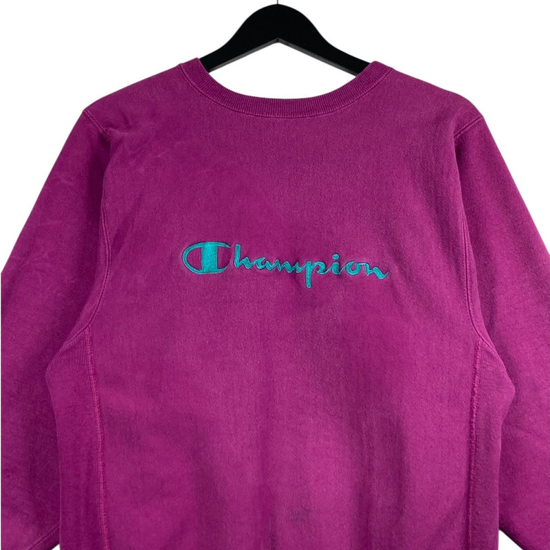 Vintage Champion Reverse Weave Logo Crewneck