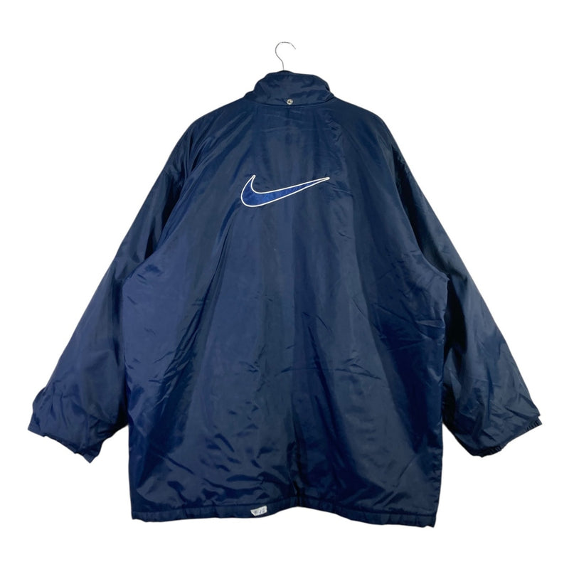 Vintage Nike Back Logo Full Zip Snap Button Windbreaker