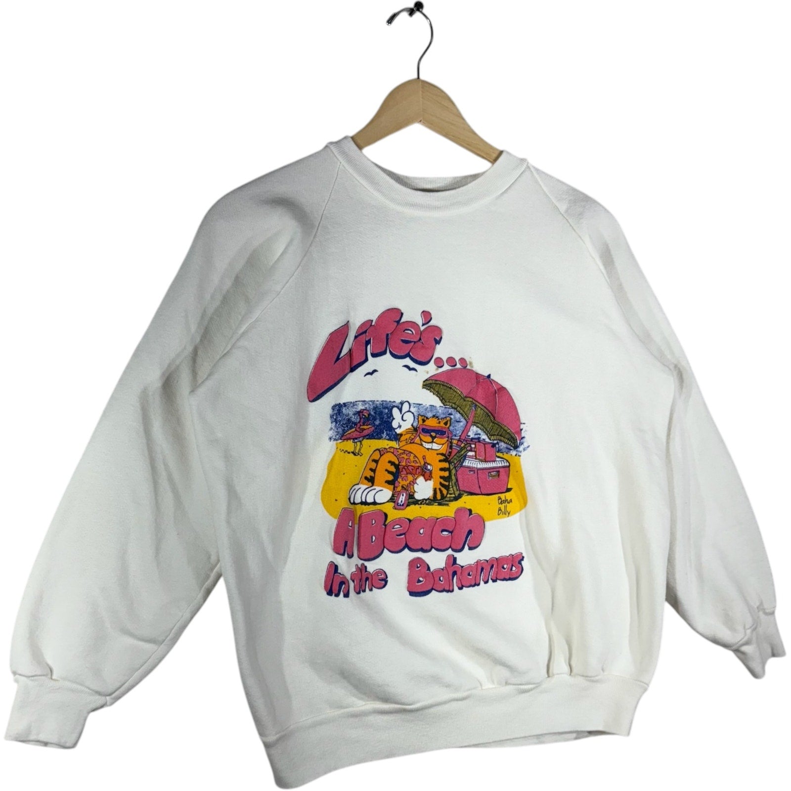 Vintage "Lifes A Beach" Bahamas Souvenir Crewneck 90s