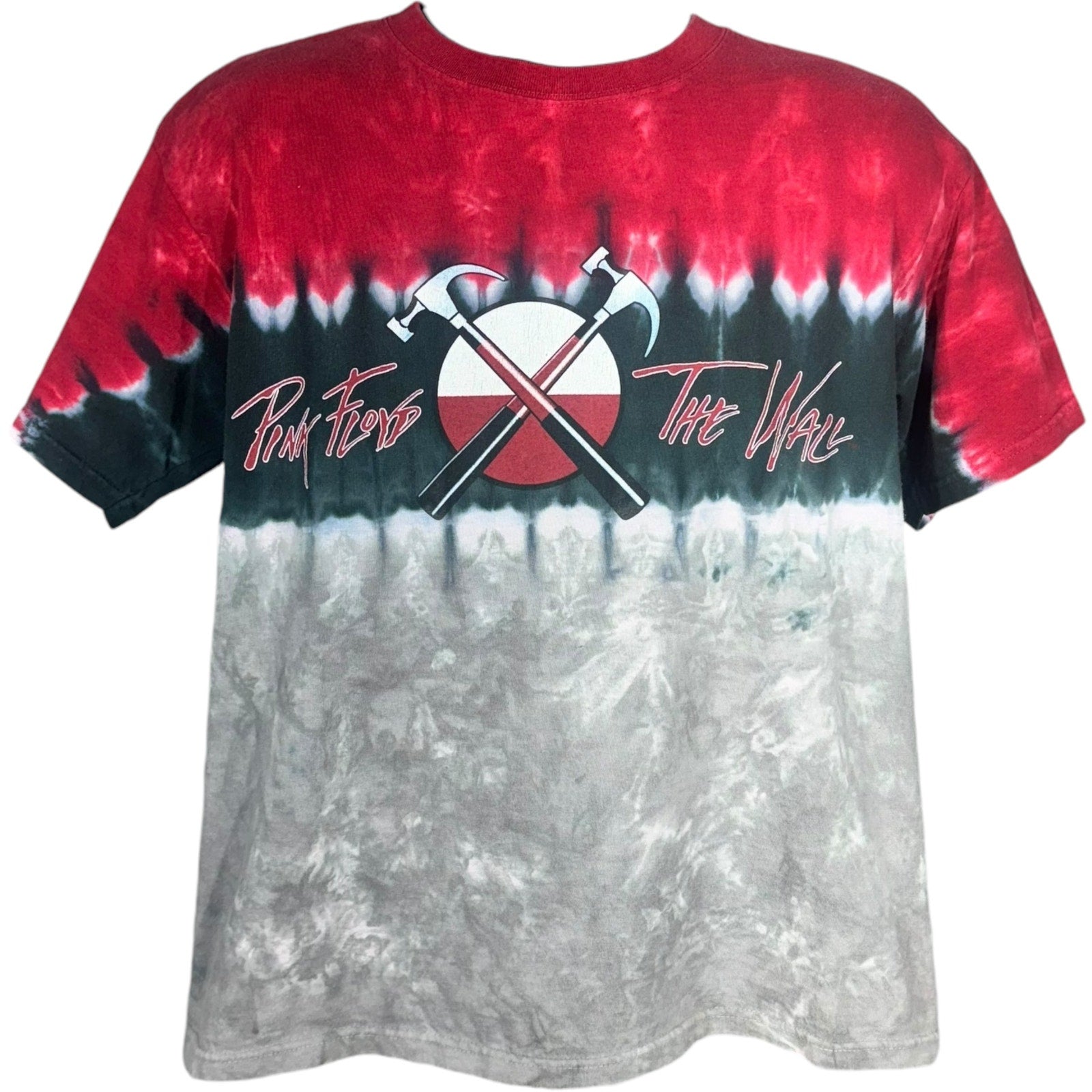 Vintage Pink Floyd the wall hot all over print tie dye shirt