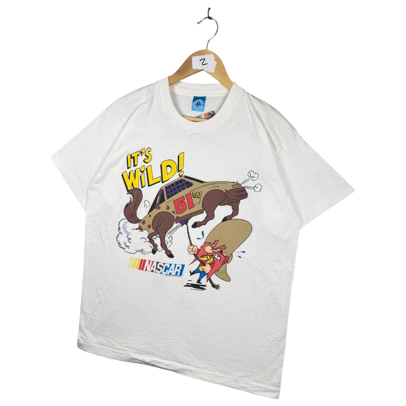 Vintage Looney Tunes Yosemite Sam NASCAR T-Shirt