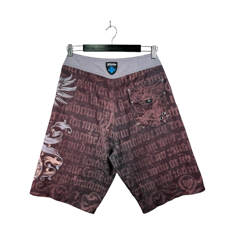 Vintage Affliction Athletic Shorts 34