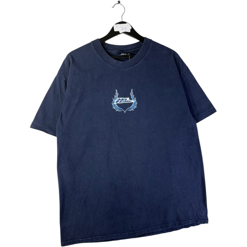 Vintage No Fear Logo Flame Skull T-Shirt