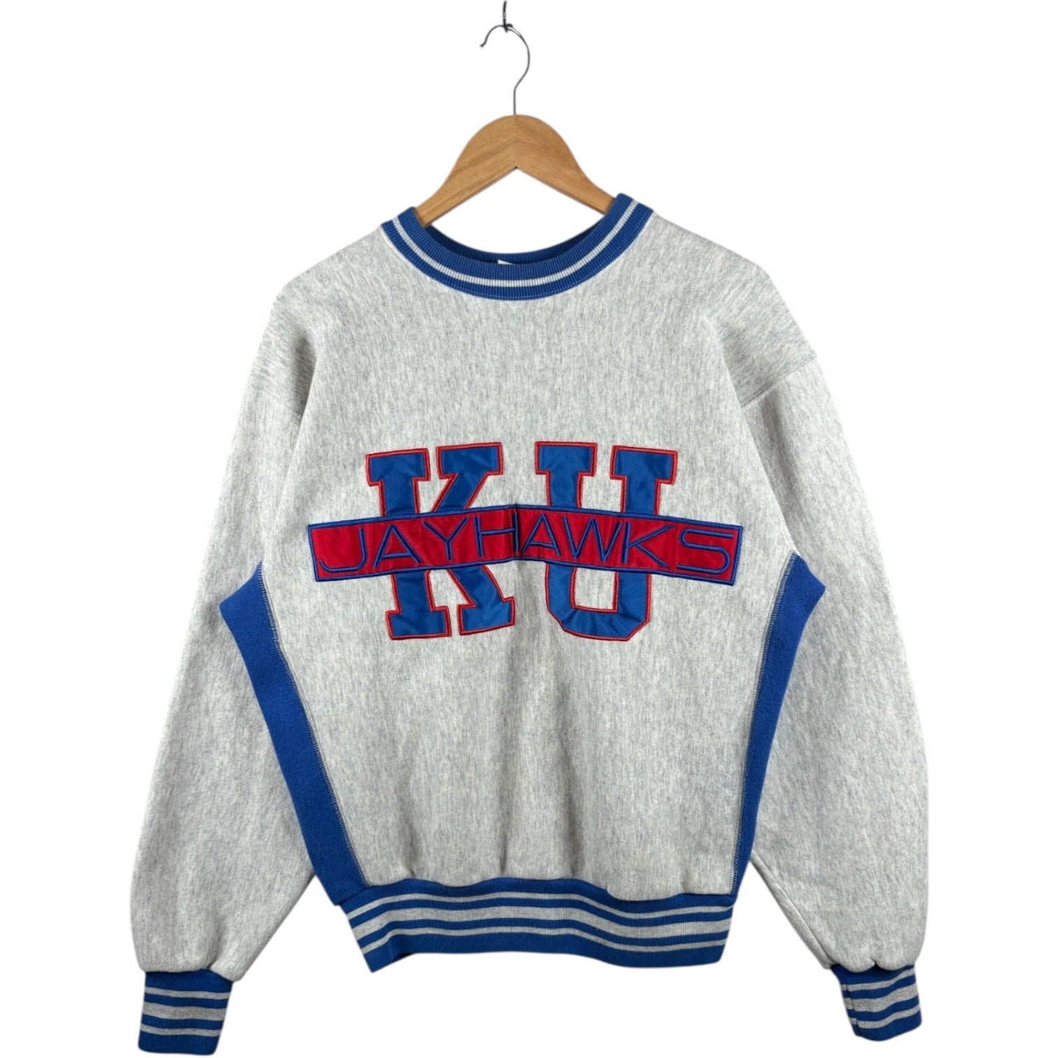 Vintage Kansas University Jayhawks Pullover Crewneck