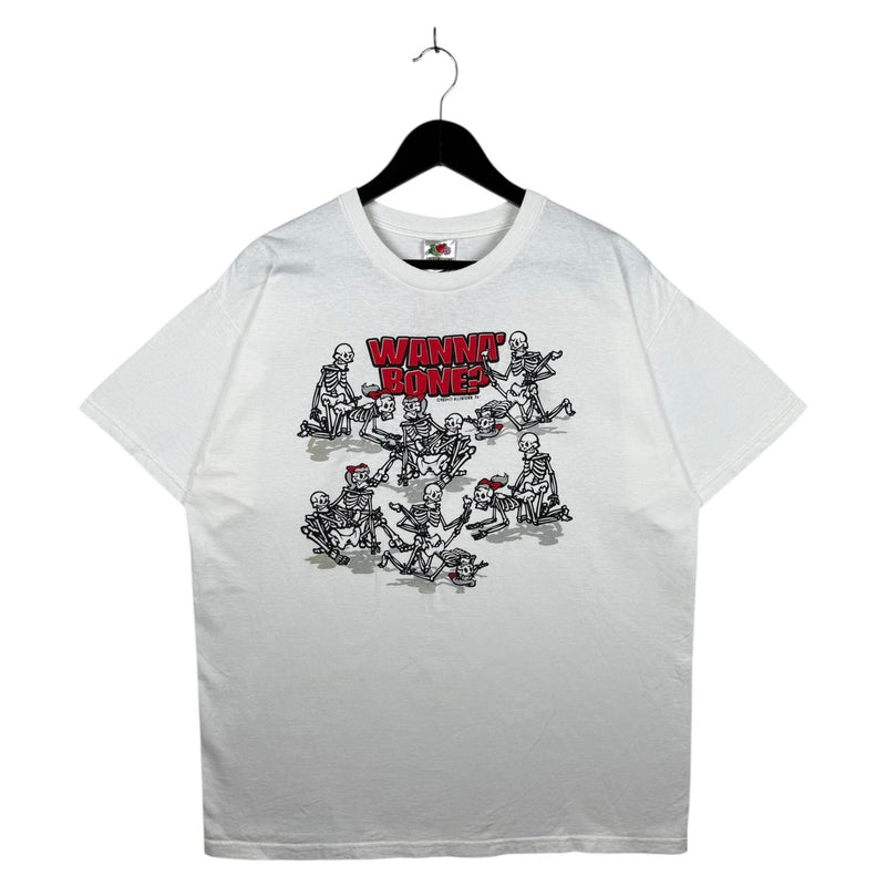 Vintage Wanna Bone Skeleton Graphic T-Shirt