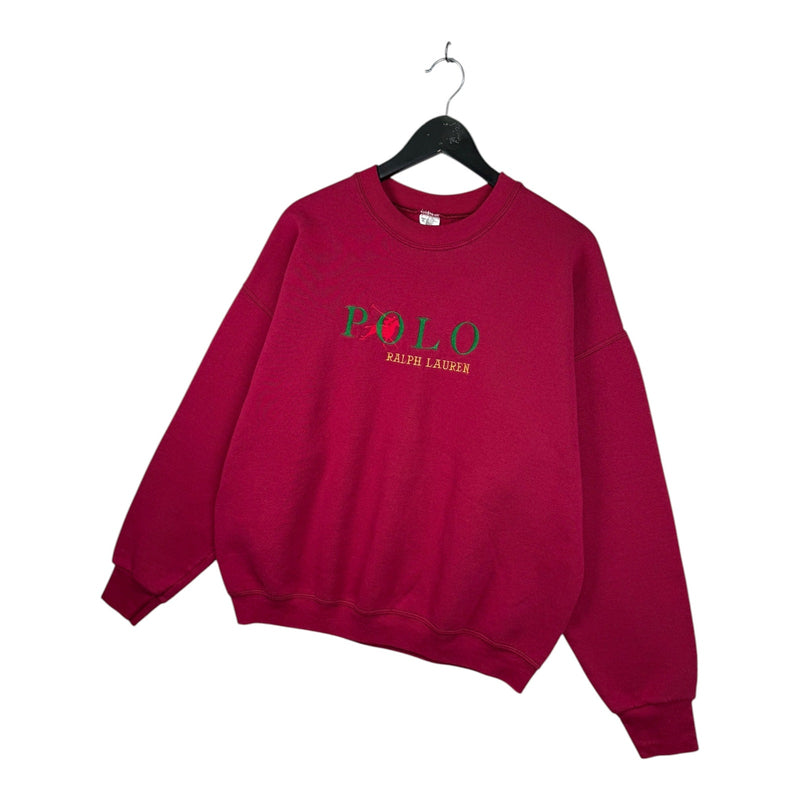 Vintage Polo Ralph Lauren Embroidered Logo Crewneck