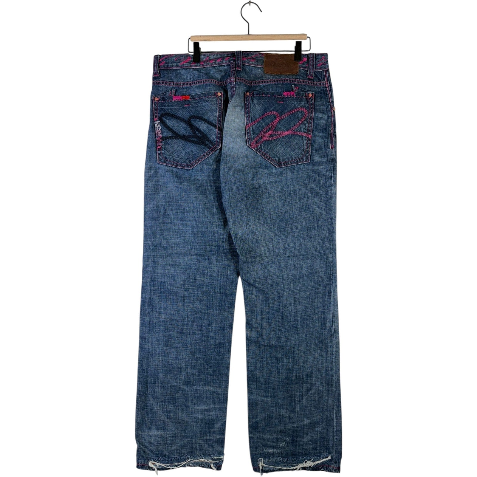 Vintage Parish Straight Leg Denim Jeans