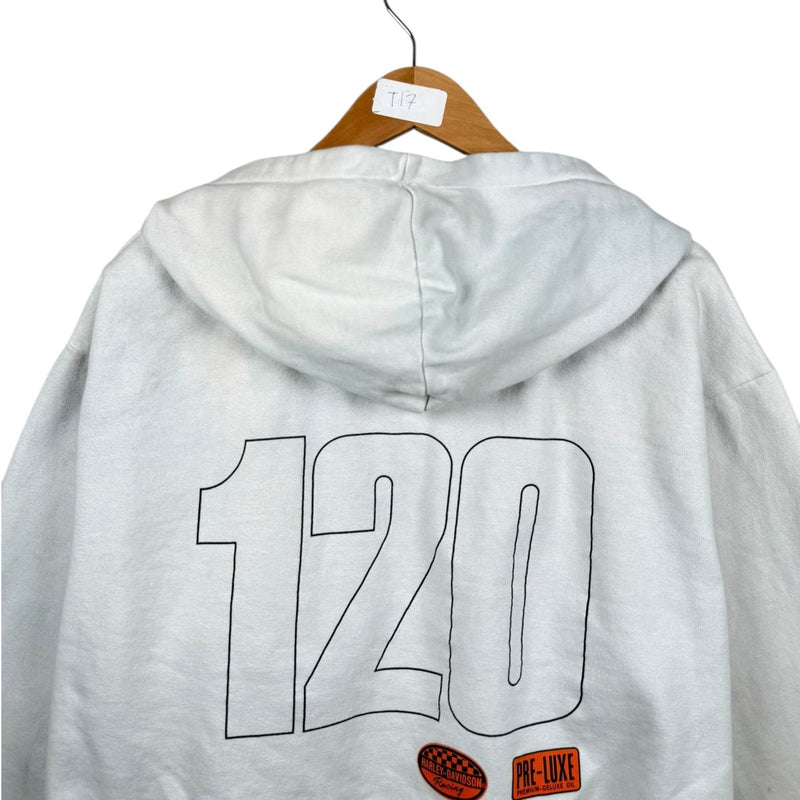 Vintage Harley Davidson Logo 120th Anniv Graphic Hoodie