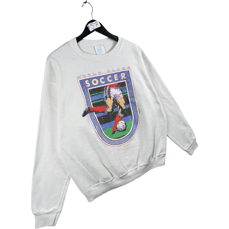 Vintage World Class Soccer Blackhawks Coach Crewneck