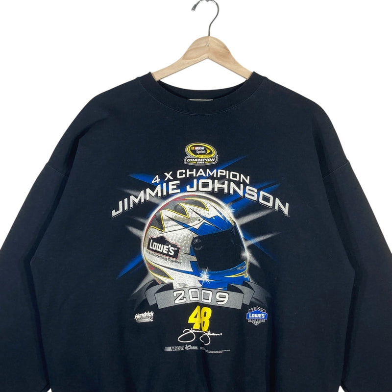 Vintage Nascar Jimmie Johnson 4x Champion Crewneck