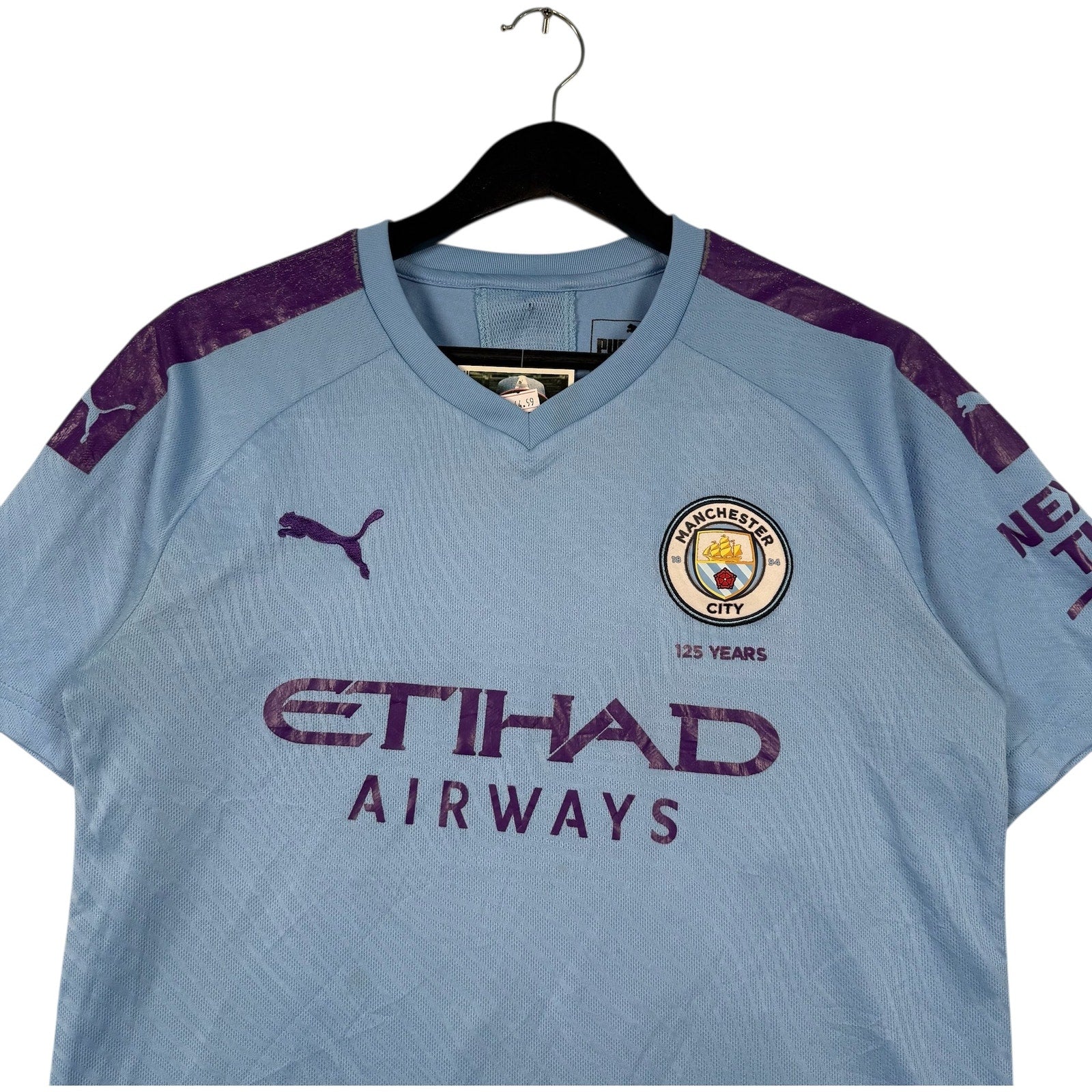 Vintage Manchester City #27 Joao Cancelo Soccer Jersey