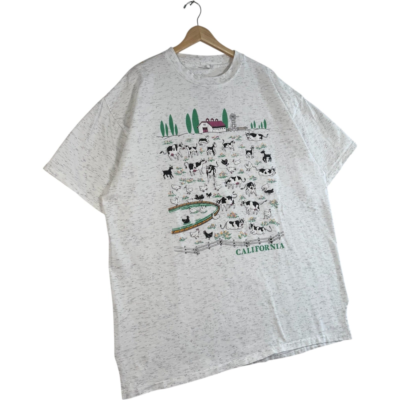 Vintage California Cow Farm Souvenir Tee
