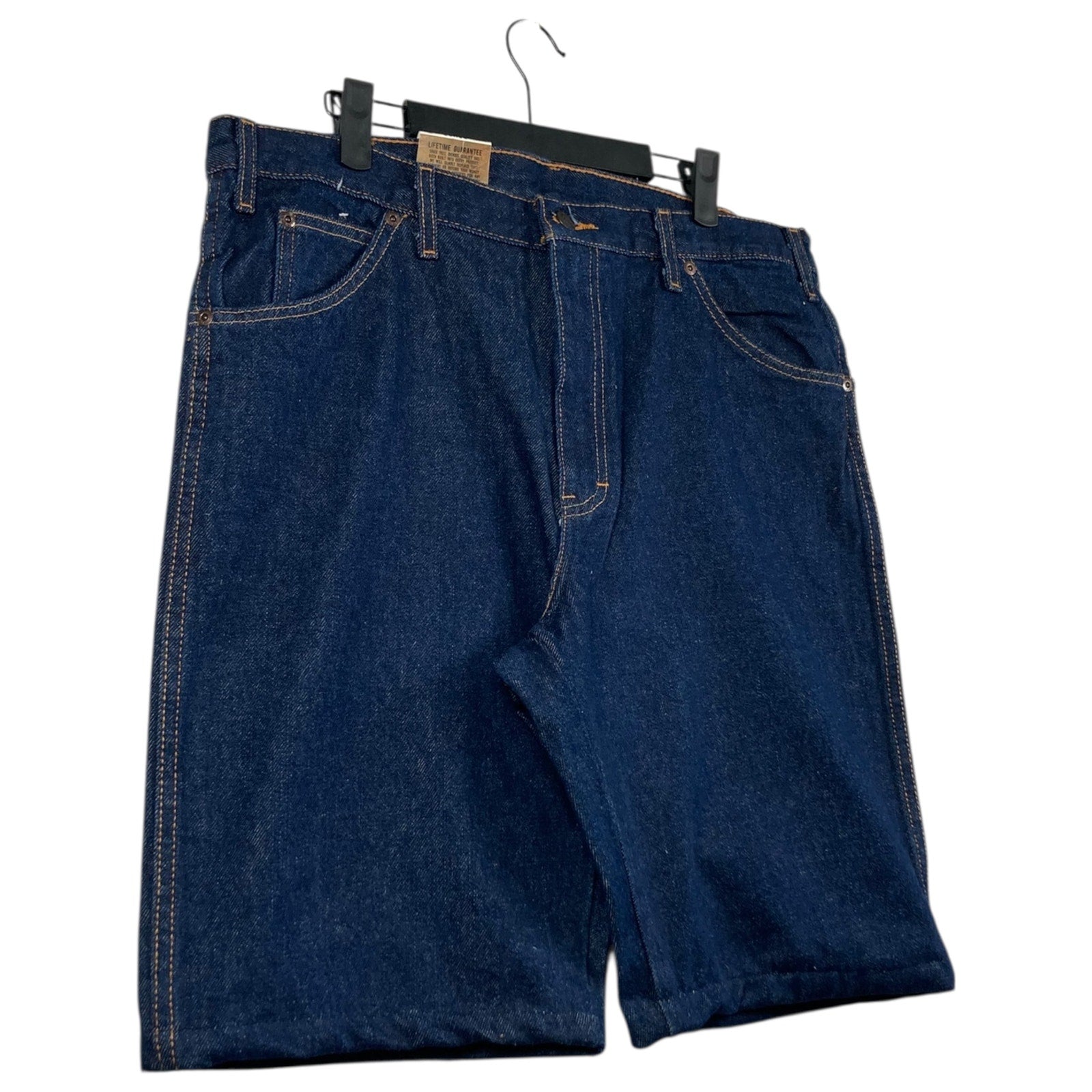 Vintage Dickies Regular Fit Dark Wash Denim Shorts 36