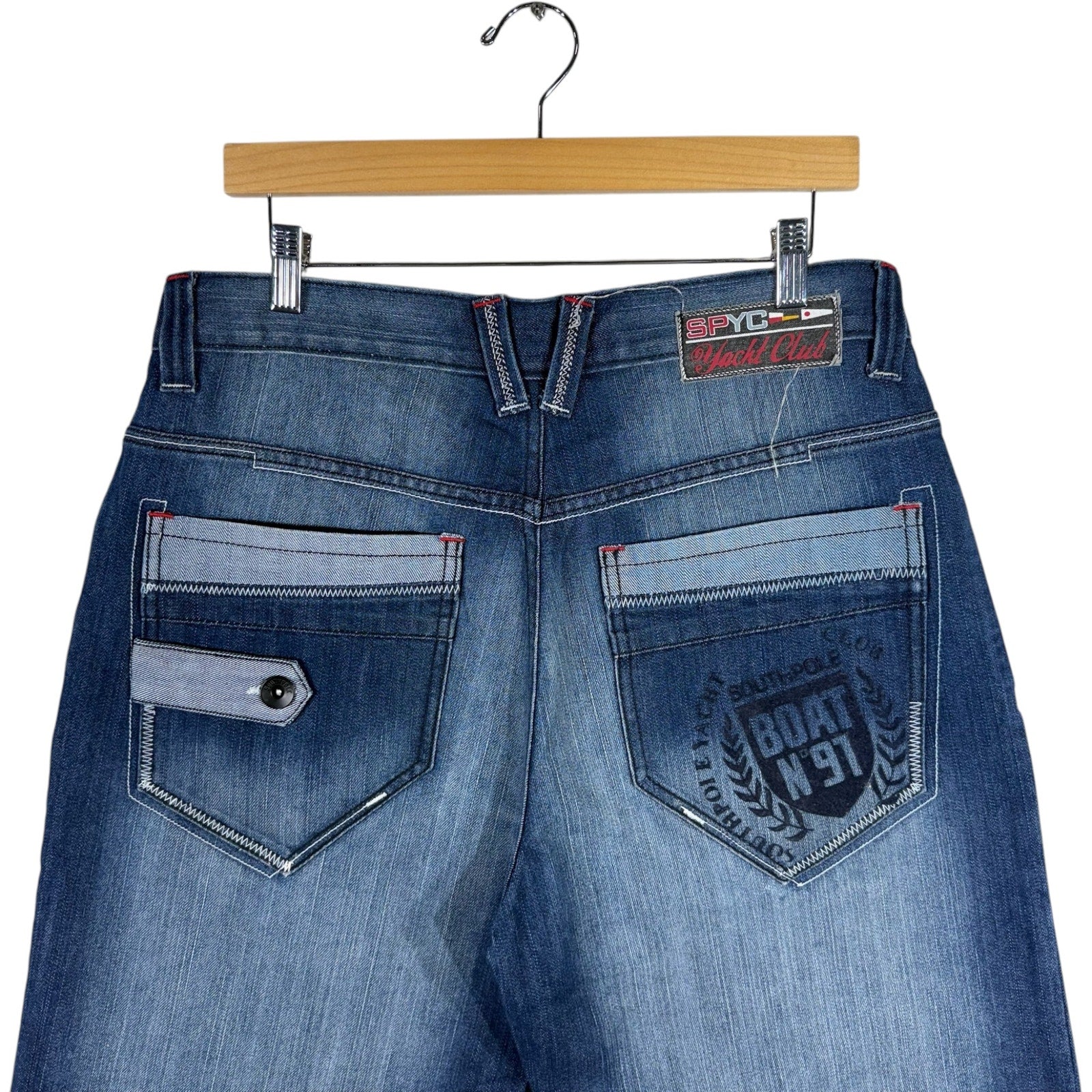 Vintage Y2K South Pole Denim Shorts 34x13