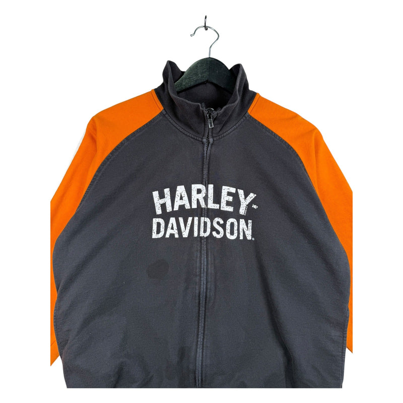 Vintage Harley Davidson Motorcycles Bartlesville Oklahoma Bomber Jacket