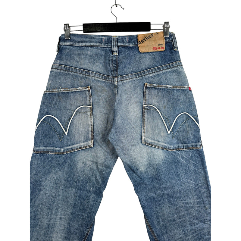 Vintage Wild Indigo Straight Leg Denim Jeans 34