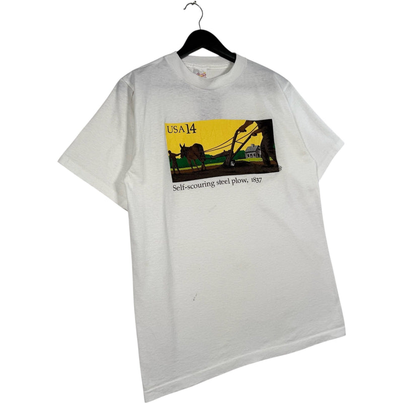 Vintage USA14 Self Scouring Steel Plow Tee