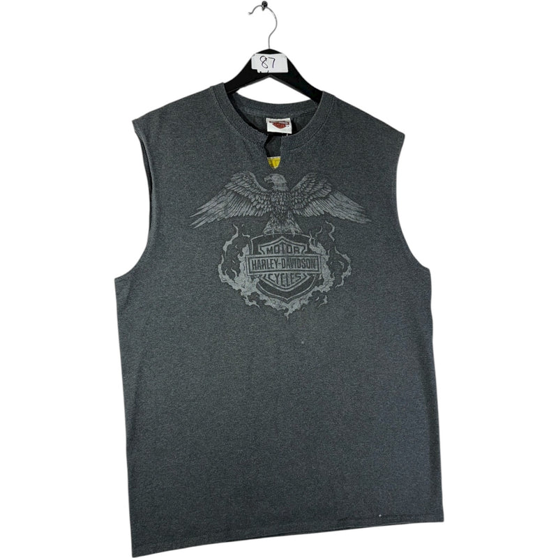 Vintage Harley Davidson Las Vegas Eagle Graphic Tank Top