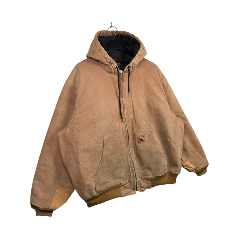 Vintage Carhartt Canvas Full Zip Hoodie