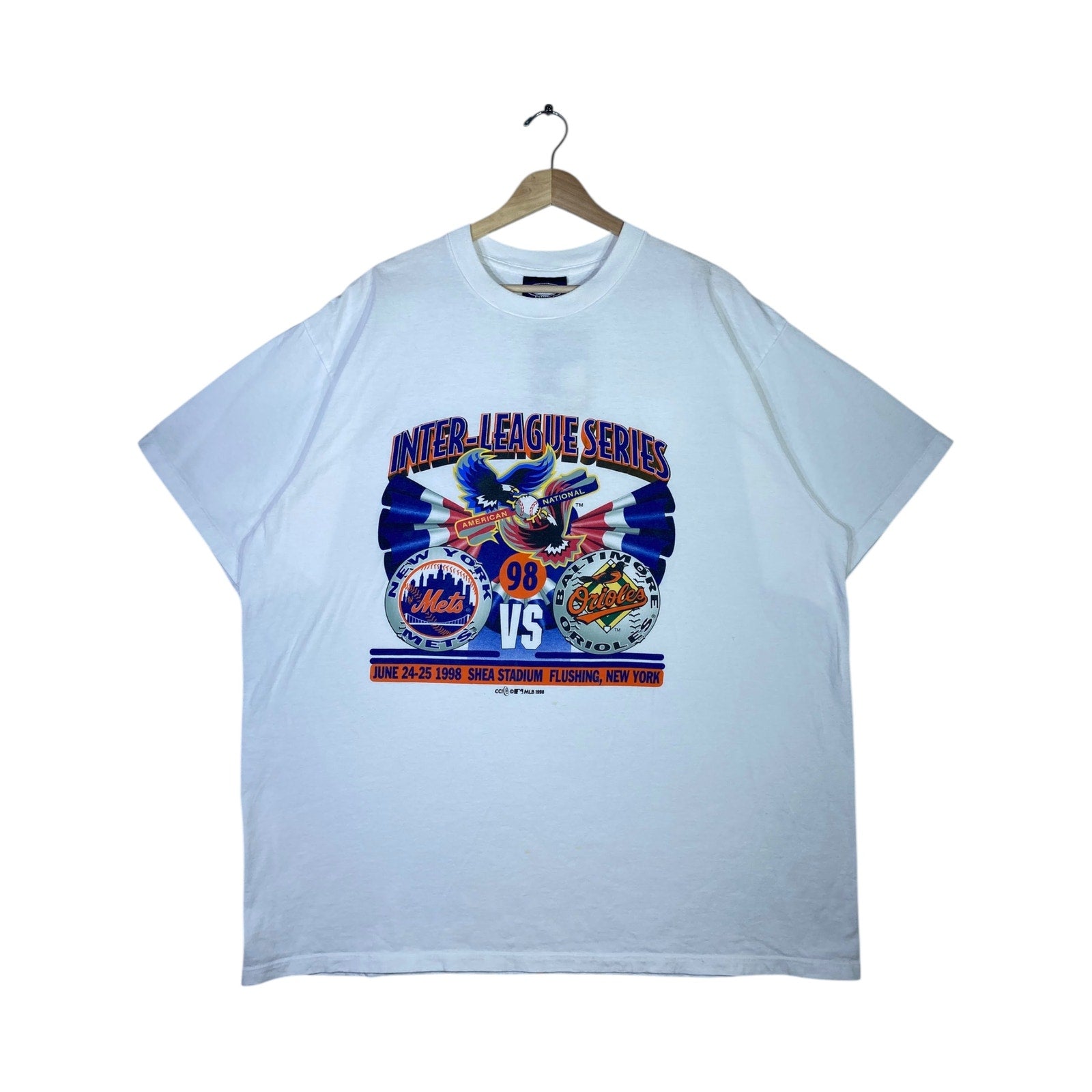 Vintage New York Vs. Baltimore MLB T-Shirt 98