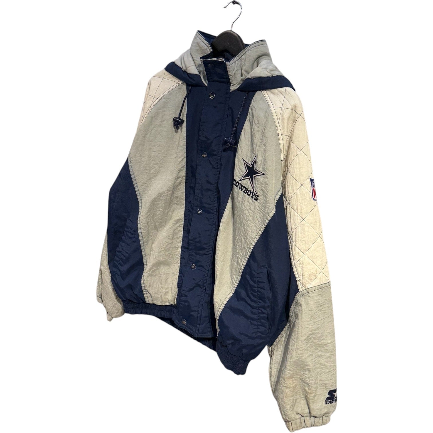 Vintage Starter Dallas Cowboys Logo NFL Puffer Jacket