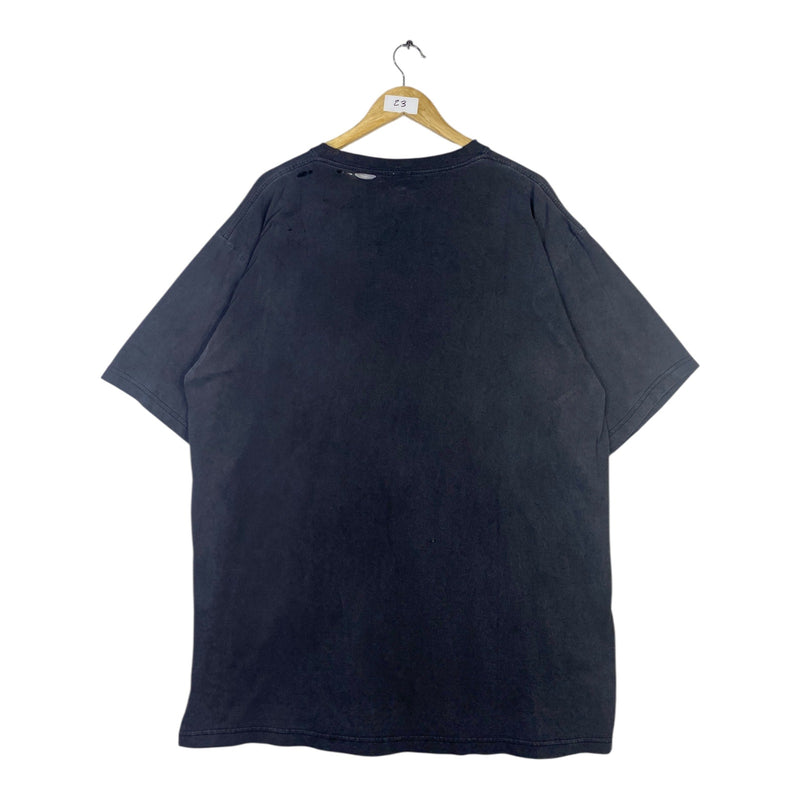 Vintage Distressed Gothic Crest Graphic T-Shirt