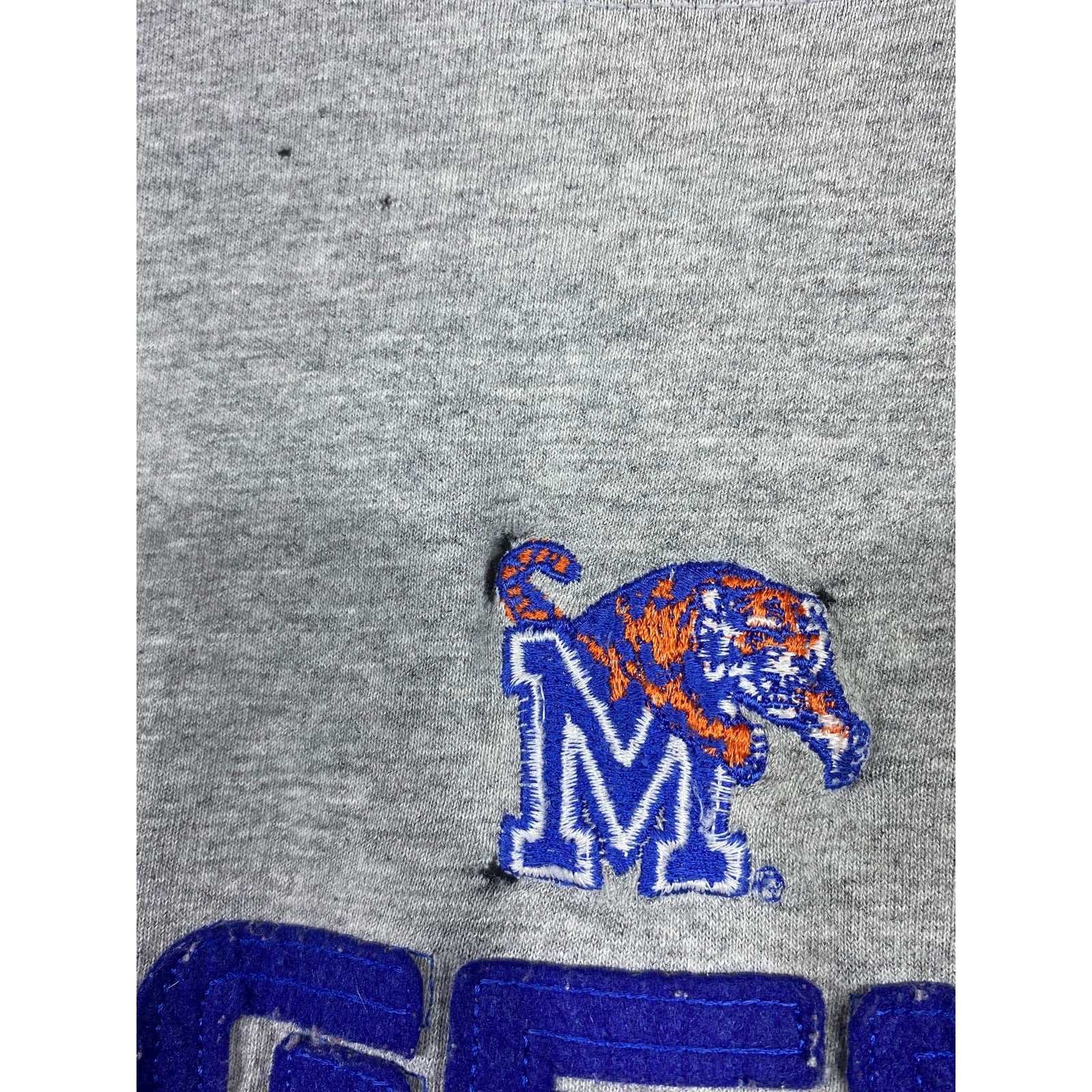 Vintage Memphis Tigers Embroidered Logo T-Shirt