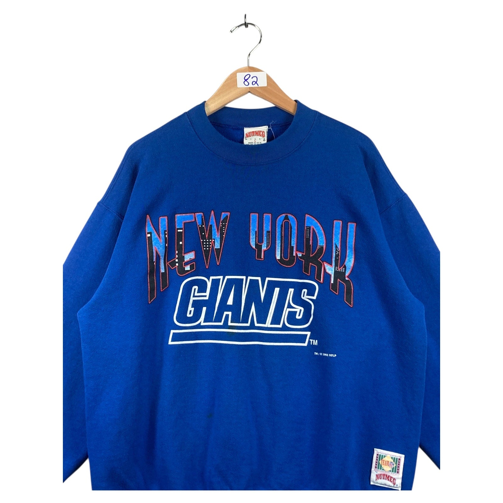Vintage Nutmeg New York Giants NFL Crewneck