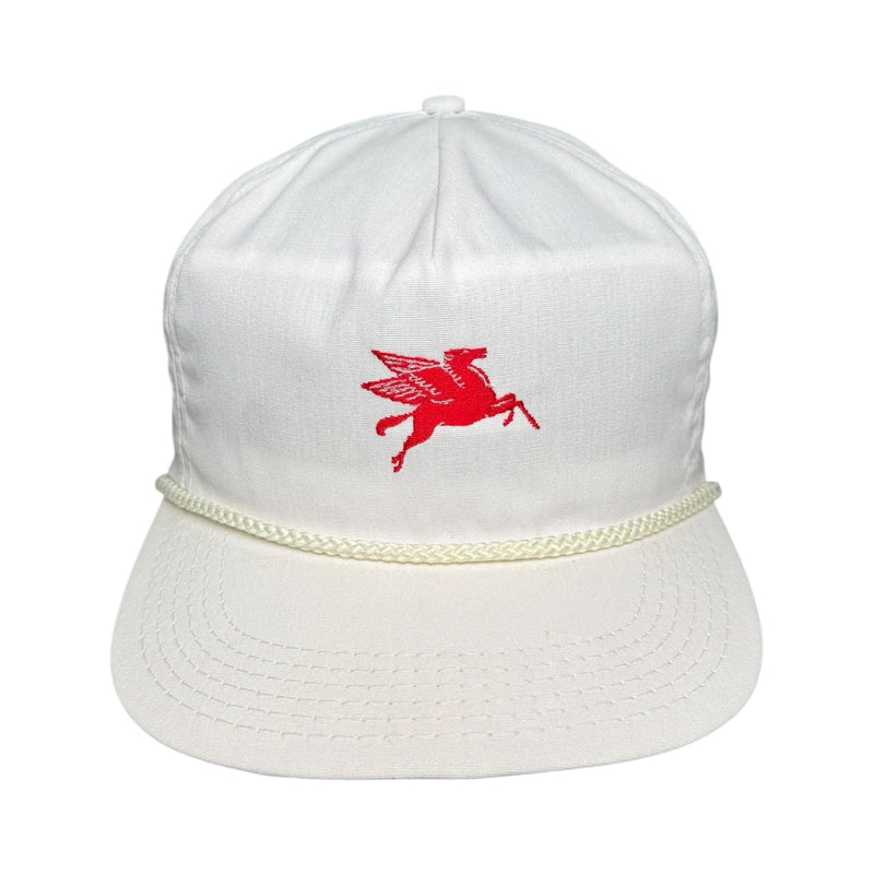 Vintage Mobil Pegasus Strapback Hat OSFA