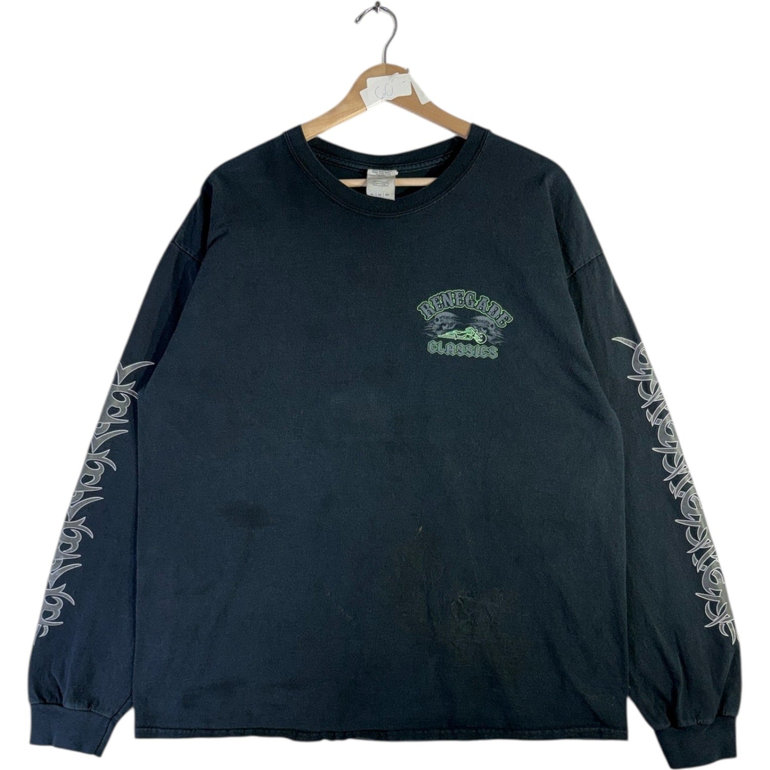 Vintage Renegade Classics Skull Wings Long Sleeve