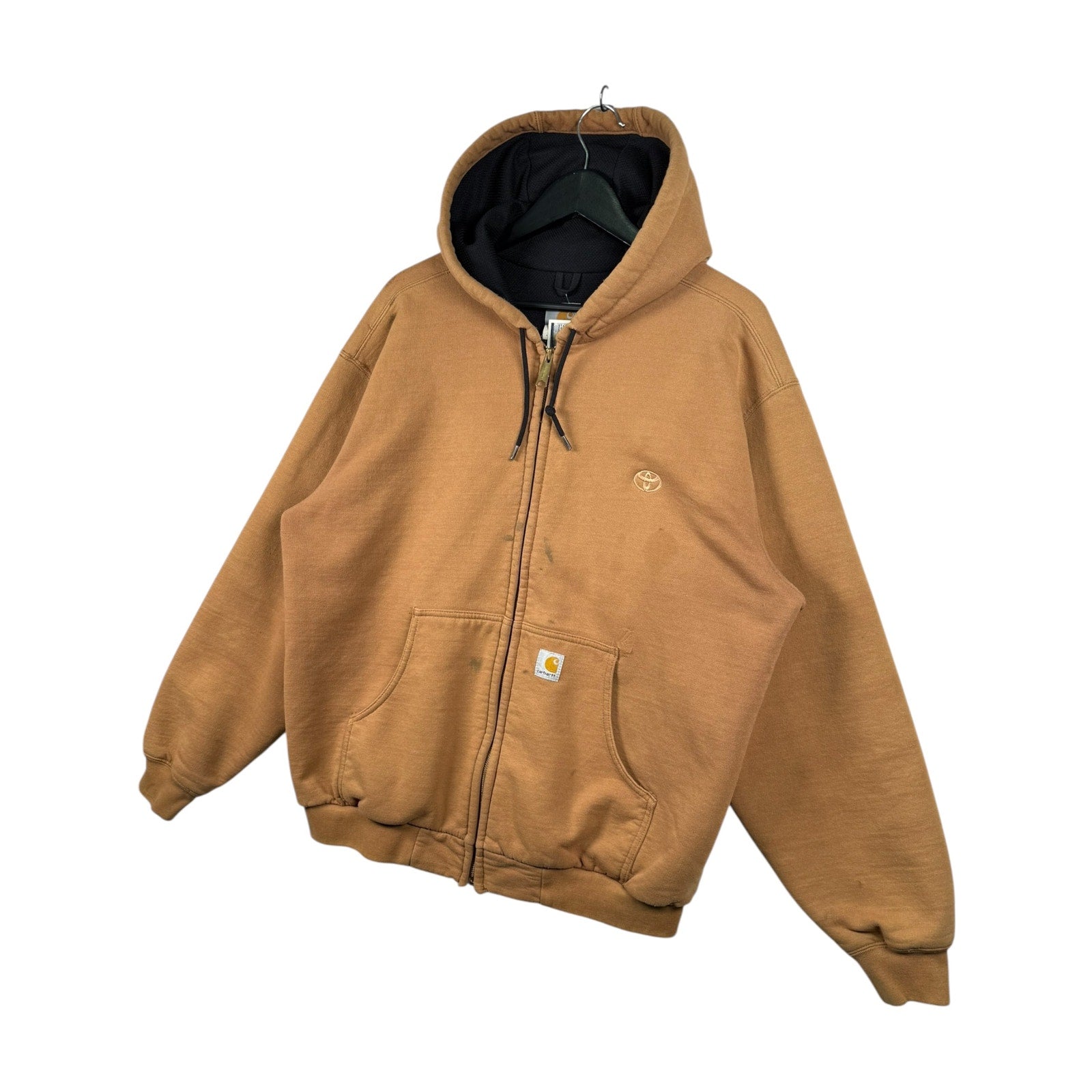 Vintage Carhartt Thermal-Lined Full Zip Hoodie