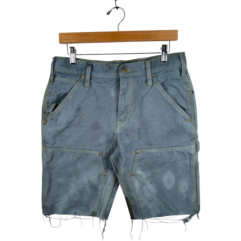 Vintage Carhartt Utility Cargo Denim Shorts 32