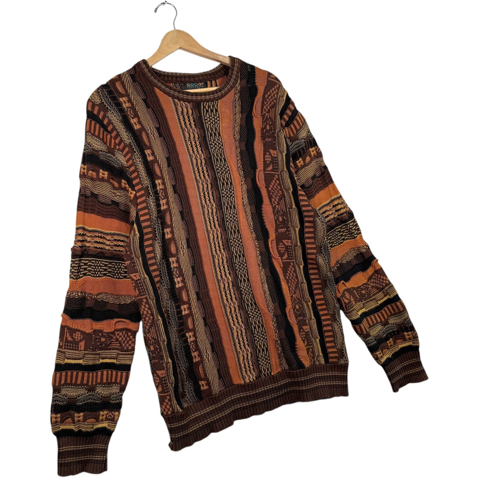 Vintage Coogi 3D Knit Textured Sweater