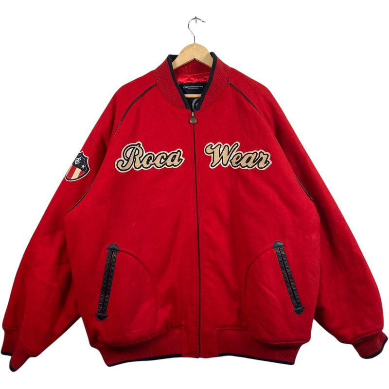 Vintage Rocawear Spellout Bomber Jacket