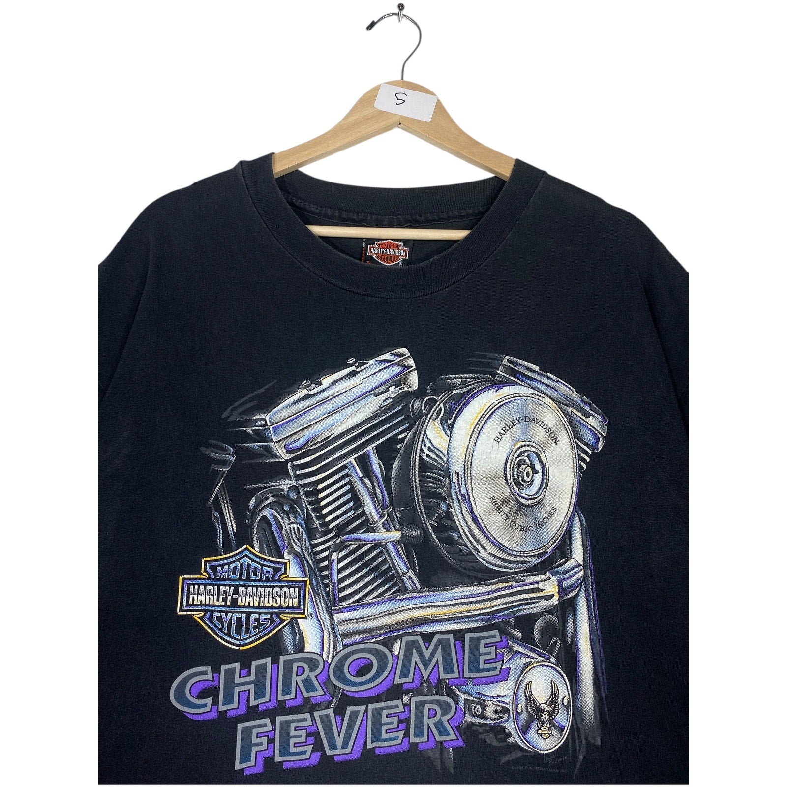 Vintage Harley Davidson Racine Motorcycle Graphic T-Shirt