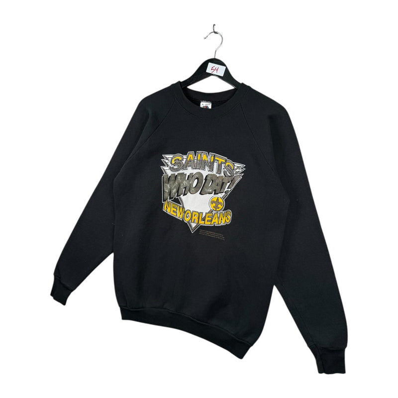 Vintage New Orleans Saints Who Dat NFL Crewneck XL