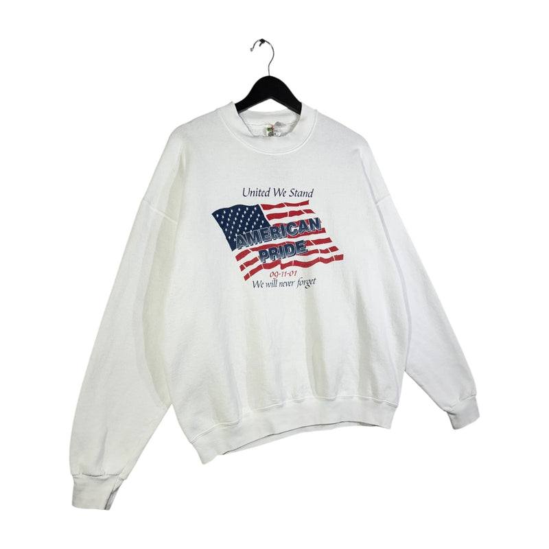 Vintage Fruit Of The Loom 09-11-01 America Crewneck