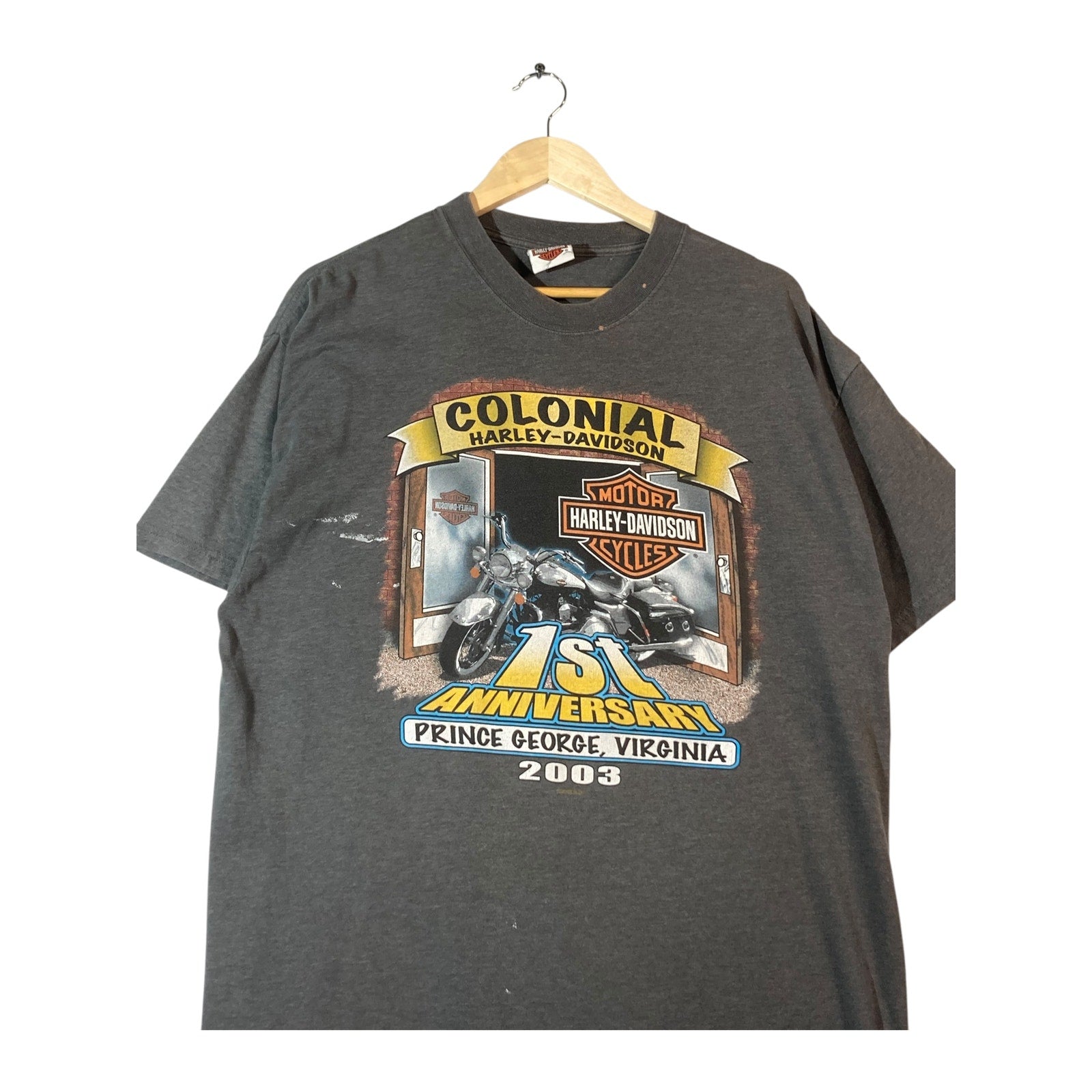 Vintage Harley Davidson Colonial T-Shirt