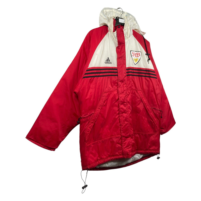 Vintage Adidas VfB Stuttgart Bundesliga Hooded Windbreaker