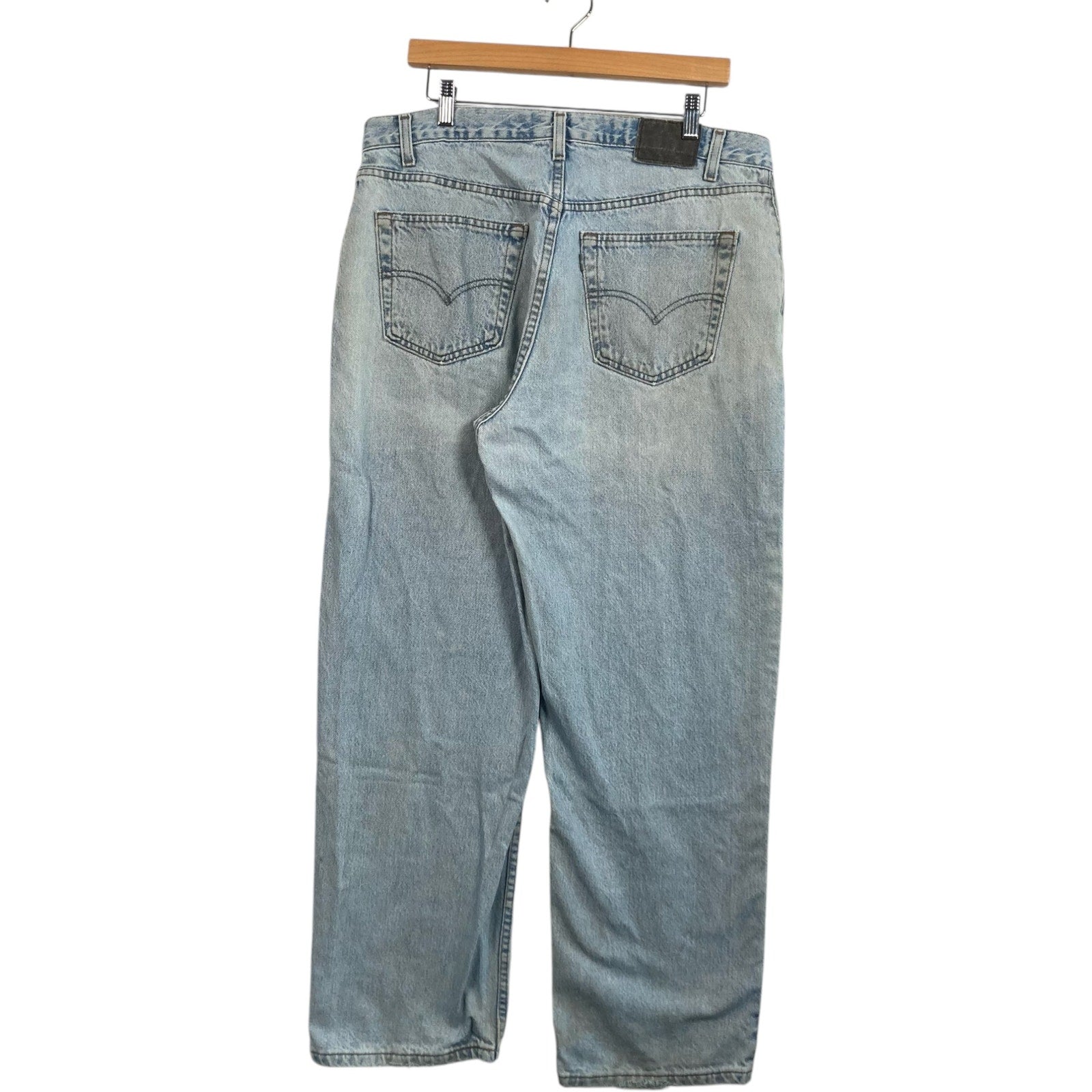 Vintage Levi's Silver Tab Light Wash Relaxed Straight Leg Jeans 36 x 30