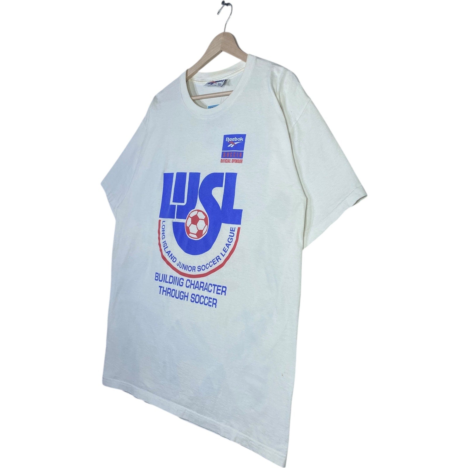 Vintage Reebok Long Island Junior Soccer League T-Shirt