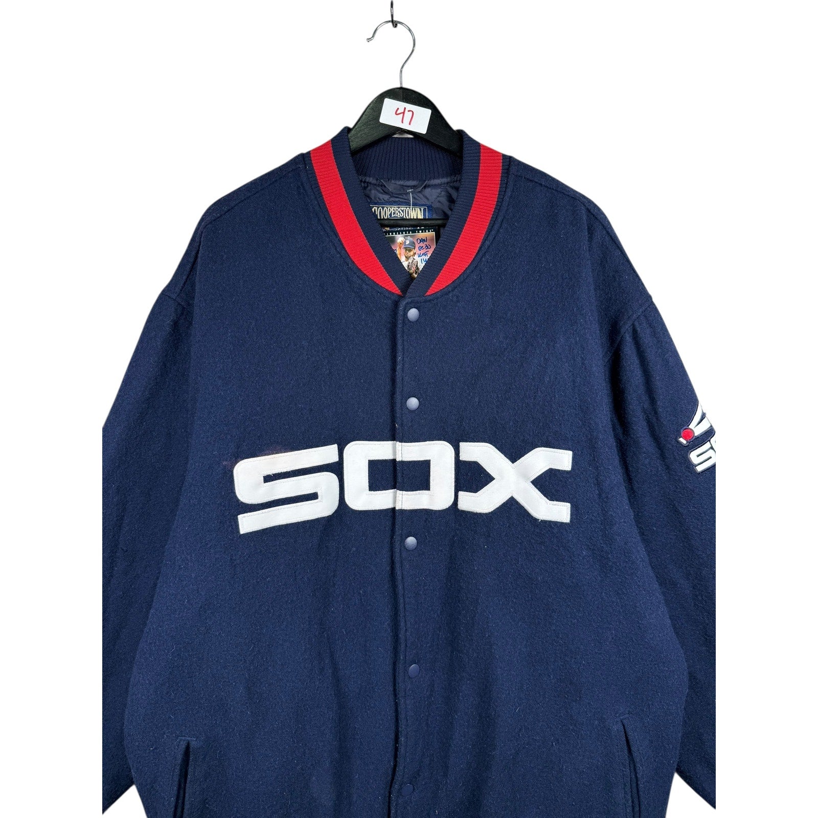 Vintage Majestic Cooperstown Chicago White Sox MLB Bomber Jacket