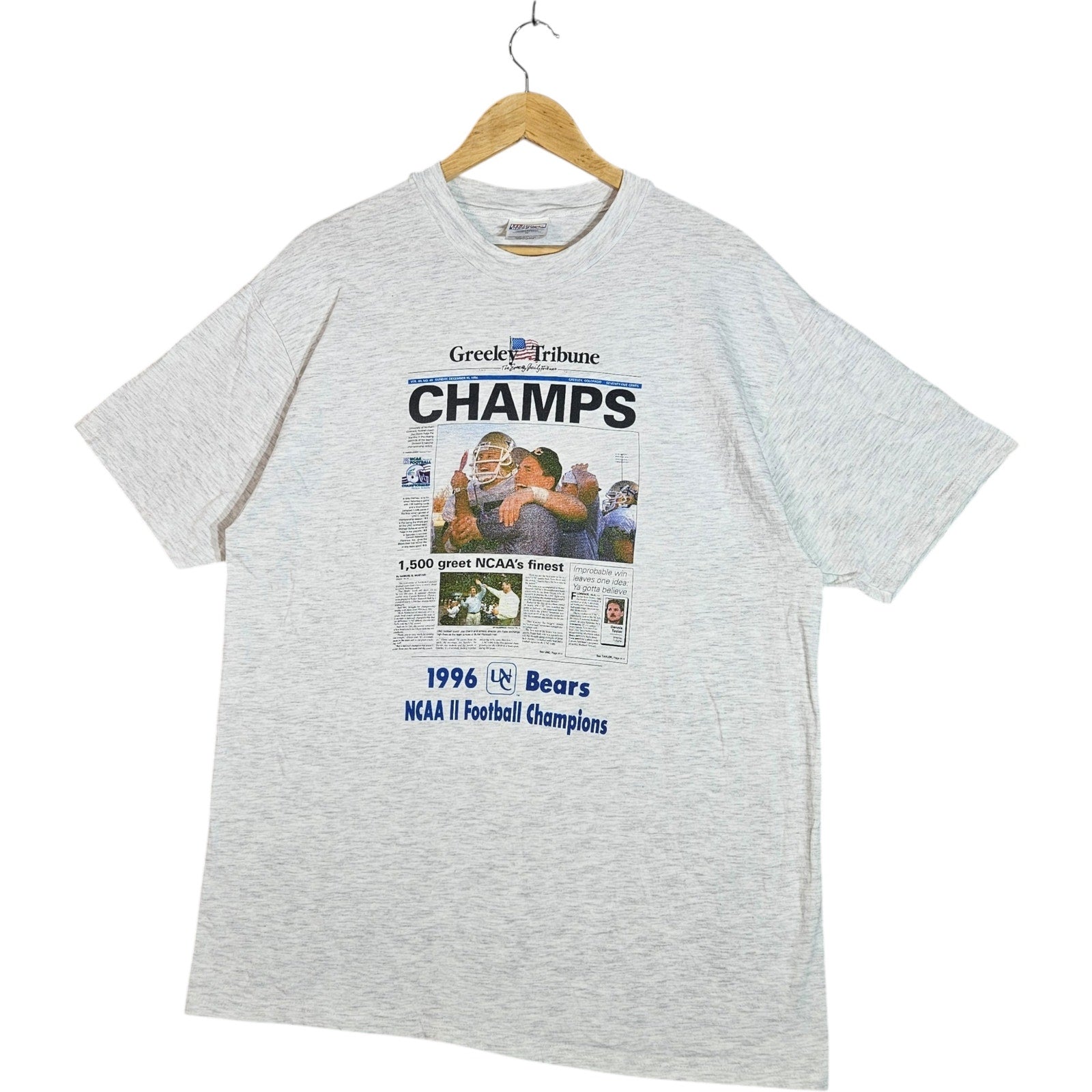 Vintage Golden Bears NCAA Football Champions Shirt 1996