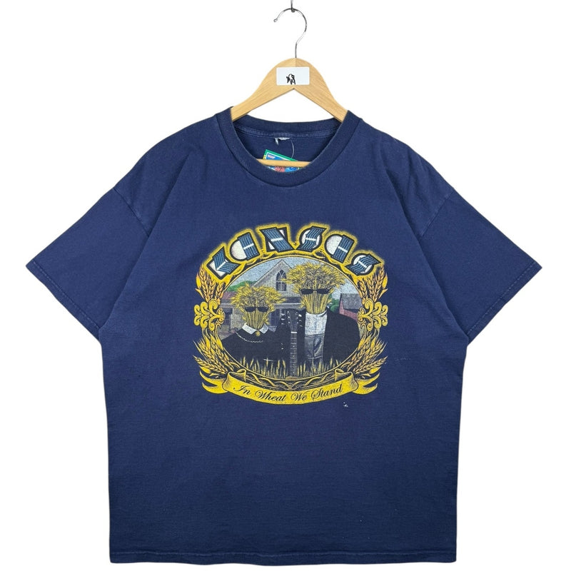 Vintage Kansas Band The Wheat We Stand T-Shirt