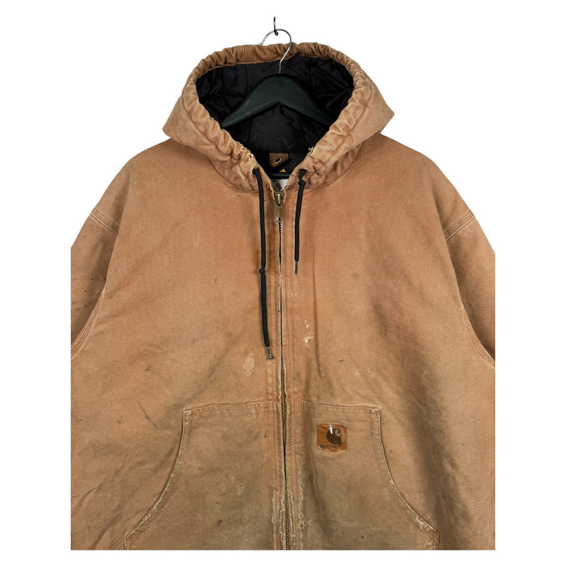 Vintage Carhartt Canvas Full Zip Hoodie