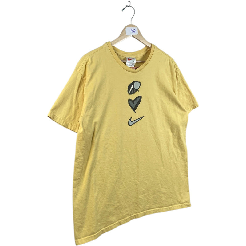 Vintage Nike Peace Love Swoosh T-Shirt
