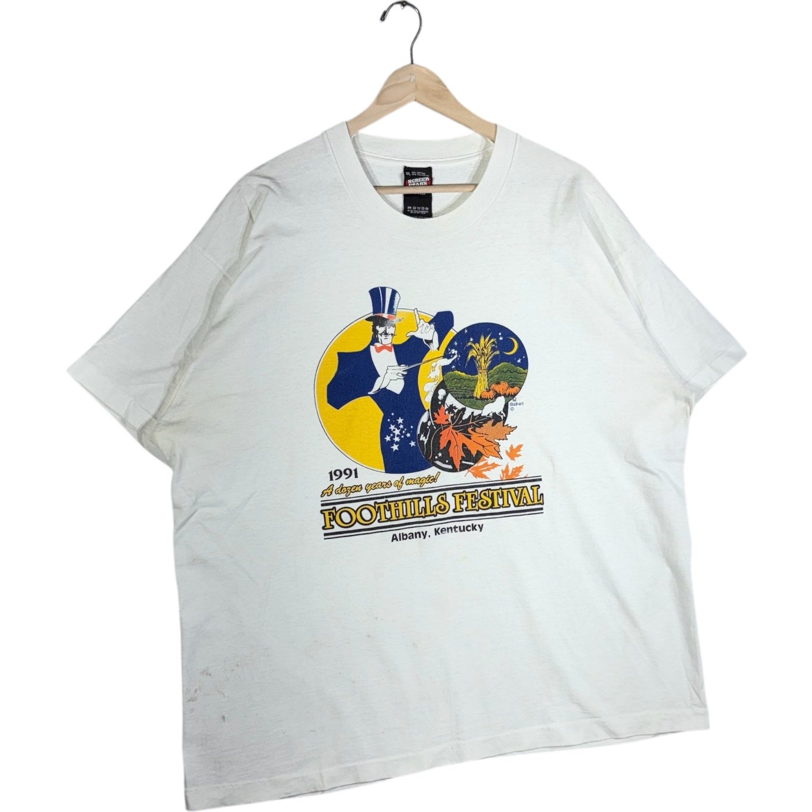 Vintage Foothills Festival Albany Kentucky Tee 90s