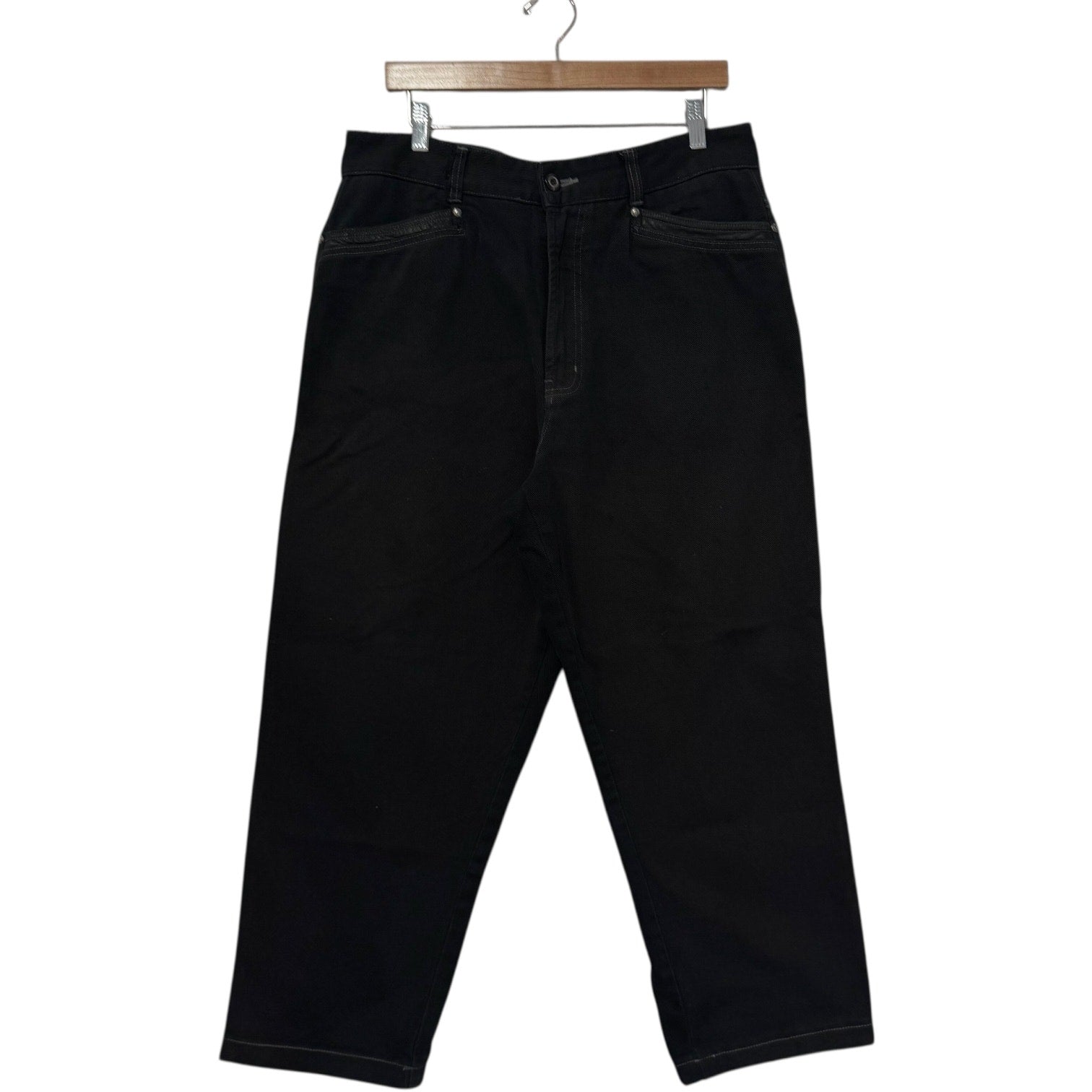 Vintage Rosi Tante Wide Leg Denim Jeans 34 x 26