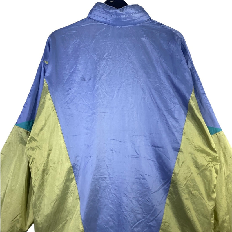 Vintage Adidas Color Block Full Zip Windbreaker Jacket